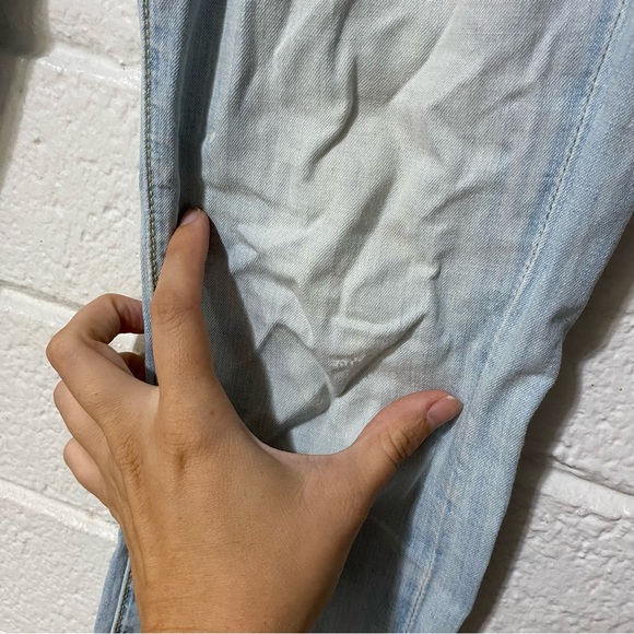 7 for All Mankind Lightweight Jeans LowRise Light Wash Josefina Skinny Boyfriend - Picture 3 of 15